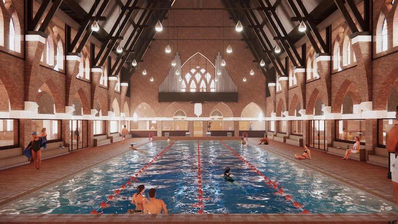 Impressie zwembad Heerlen