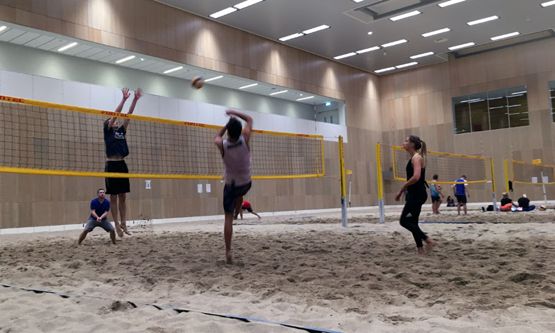 Indoor beachvolley Zuiderpark