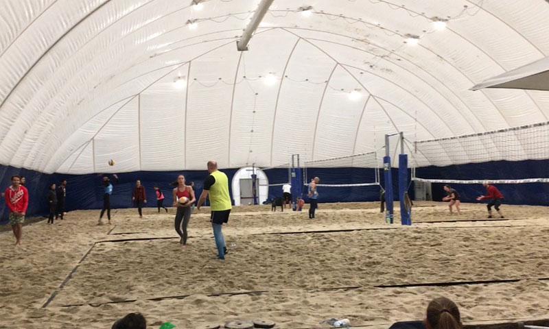 Opblaashal in Brussel