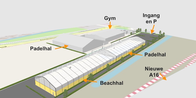 Plan beachhal Terbregge